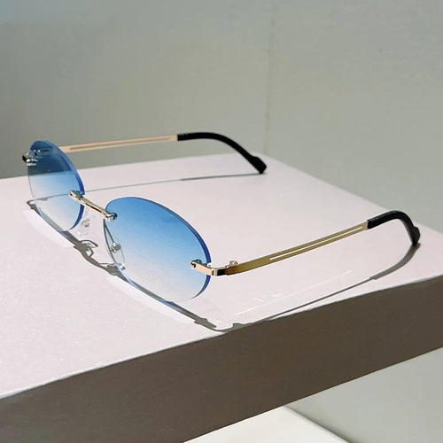 The Amalfi — Vintage Oval Sunglasses