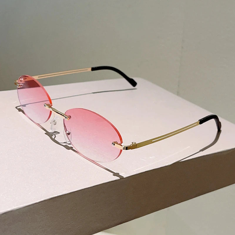 The Amalfi — Vintage Oval Sunglasses