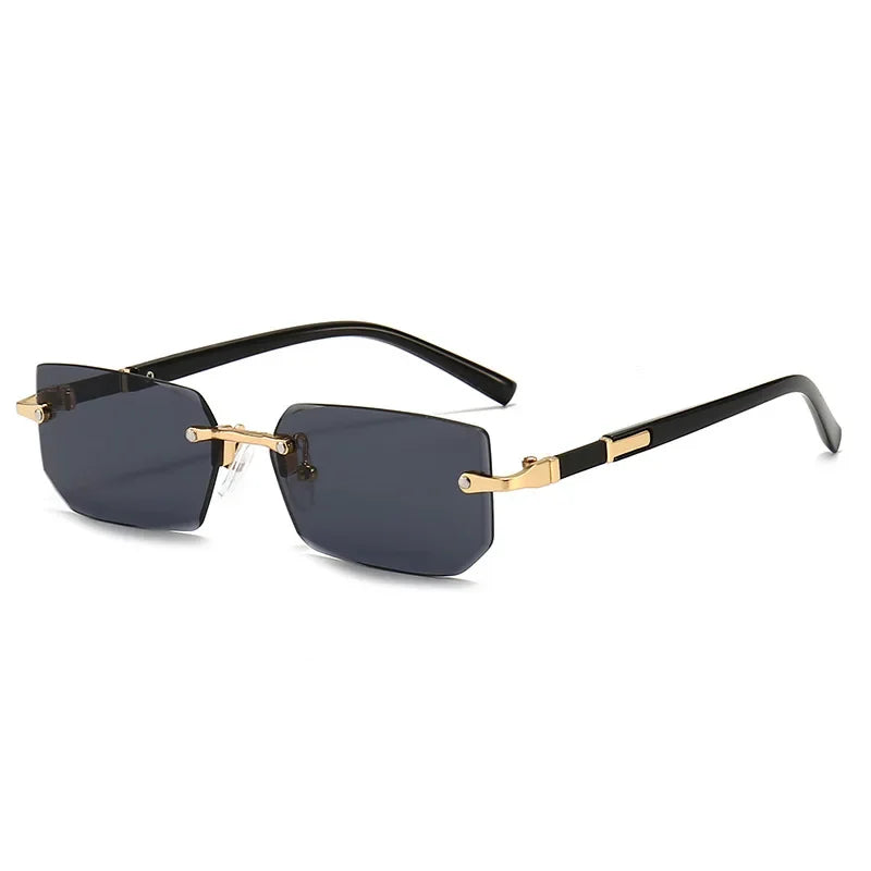 The Sleek — Minimalist Rimless Sunglasses