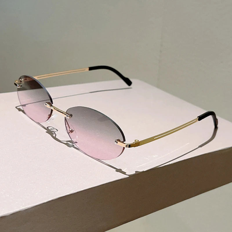 The Amalfi — Vintage Oval Sunglasses